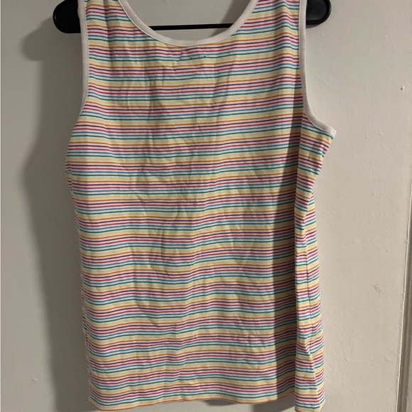 Lands' End Multicolor Striped Tank Top - Picture 2 of 3